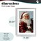 Stupell Industries Rosy Cheeked Santa Smile Framed Print Under Glass, design by Petal Prints Design
